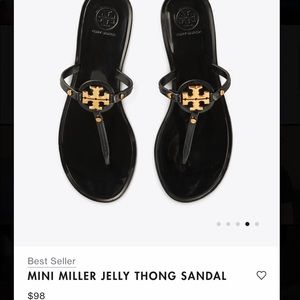 Black Miller sandals